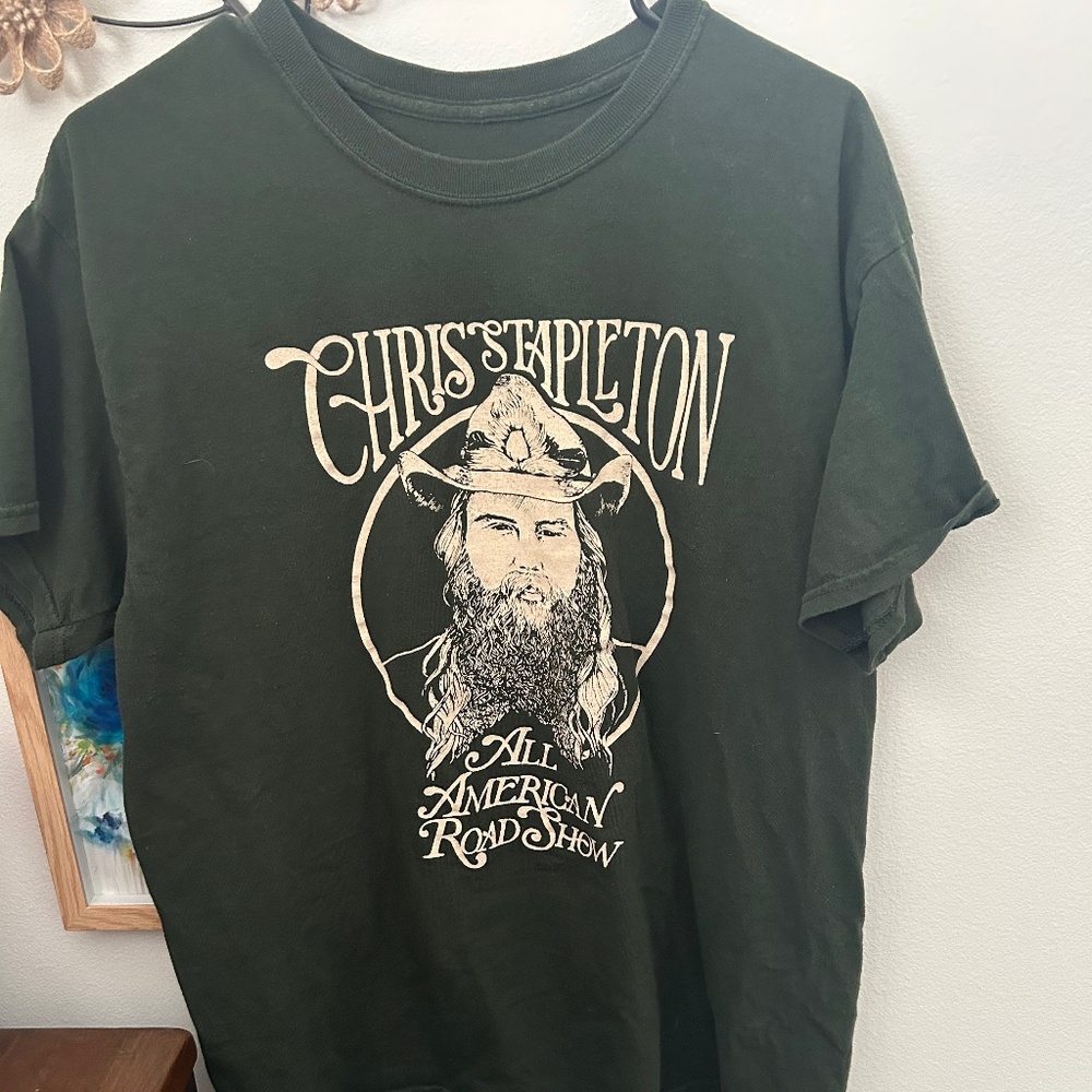 Chris Stapleton 2019 All American Road Show Tour T-Shirt, Size L